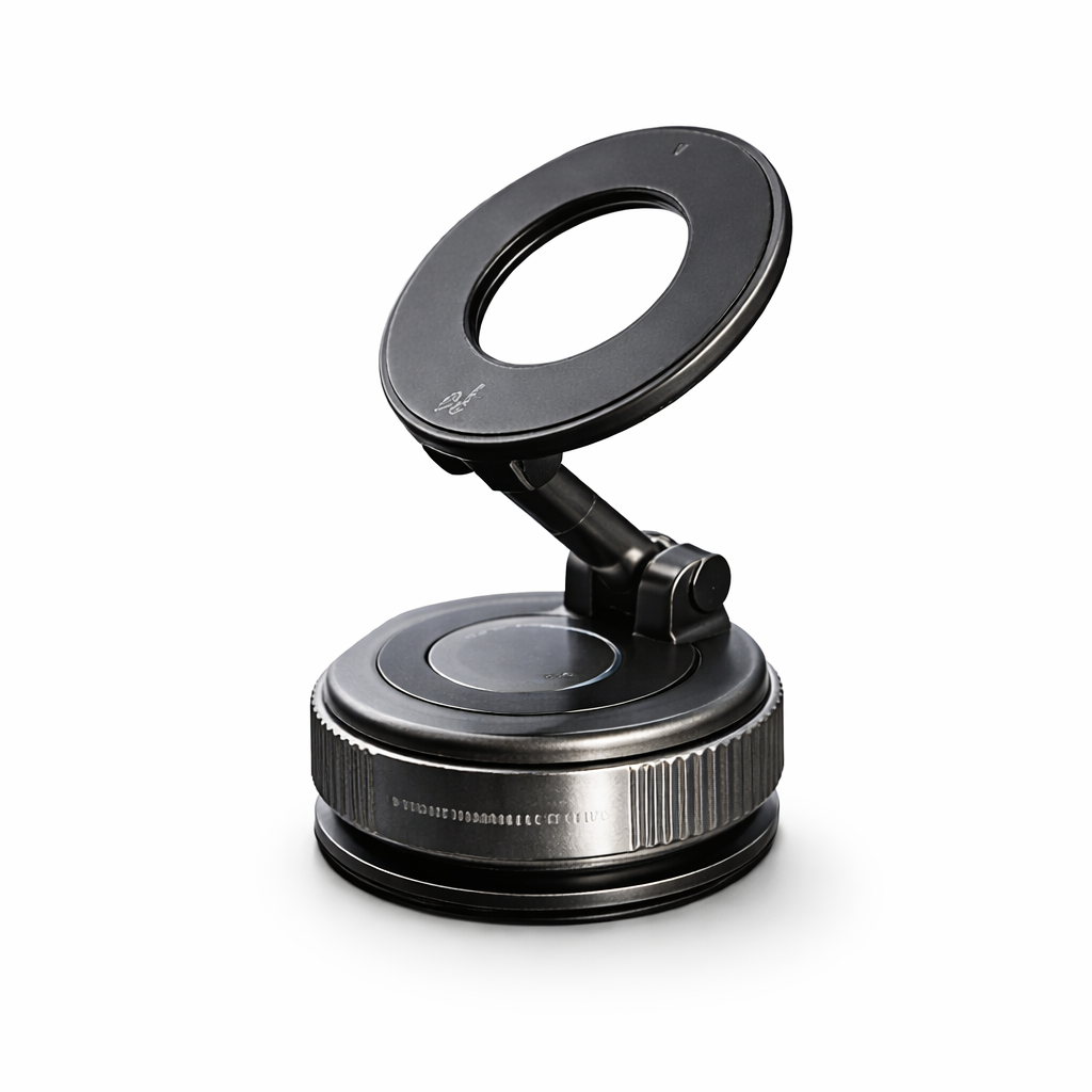 Mr.Mounty - Suport Auto Magnetic cu Fixare Puternică™ - Negru