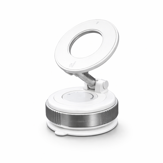 Mr.Mounty - Suport Auto Magnetic cu Fixare Puternică™ - Alb